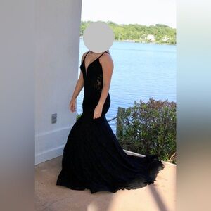 Elegant Black Evening Gown